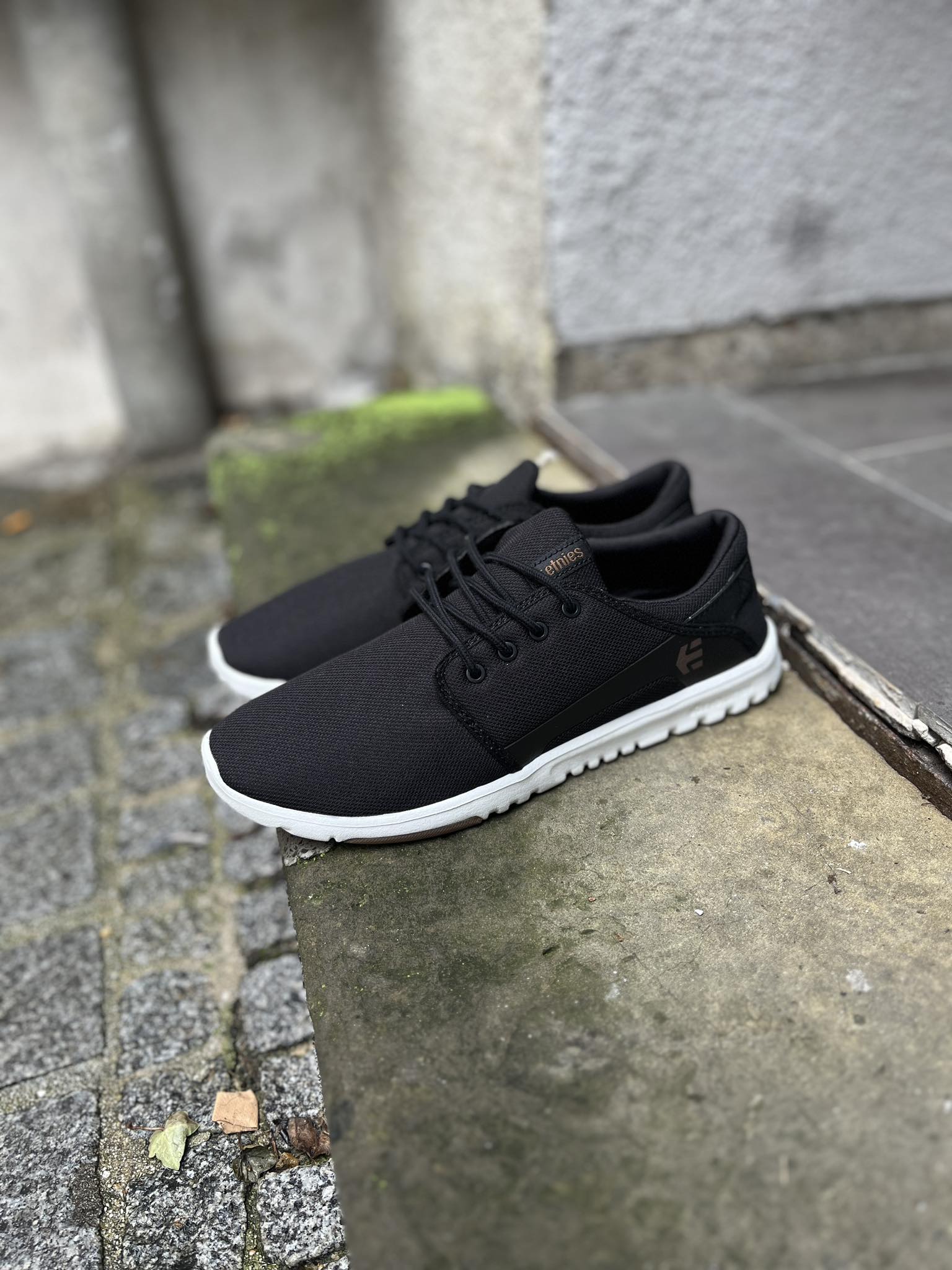 Skate Shoes Etnies Scout Black Gum Etnies Scout Shoe Black/Black