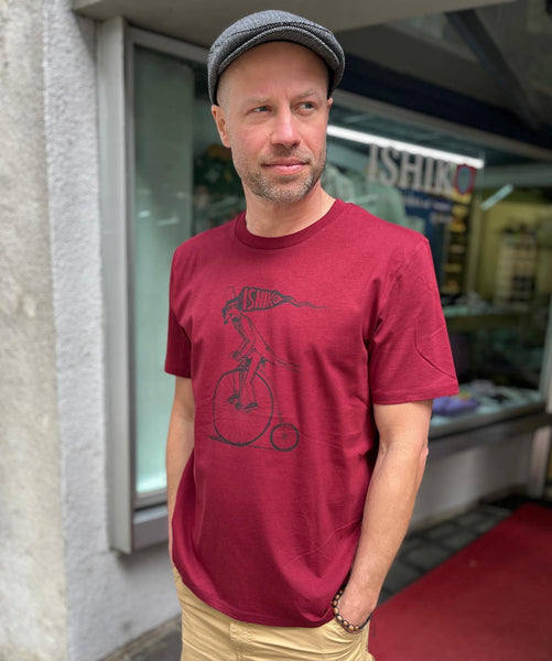 ISHIKO Bikota T-Shirt (burgundy)