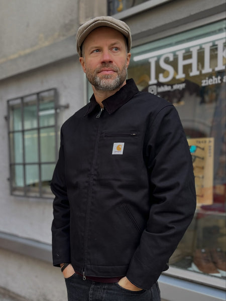 CARHARTT WIP detroit winter jacket (black)