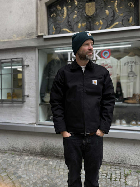 CARHARTT WIP detroit winter jacket (black)