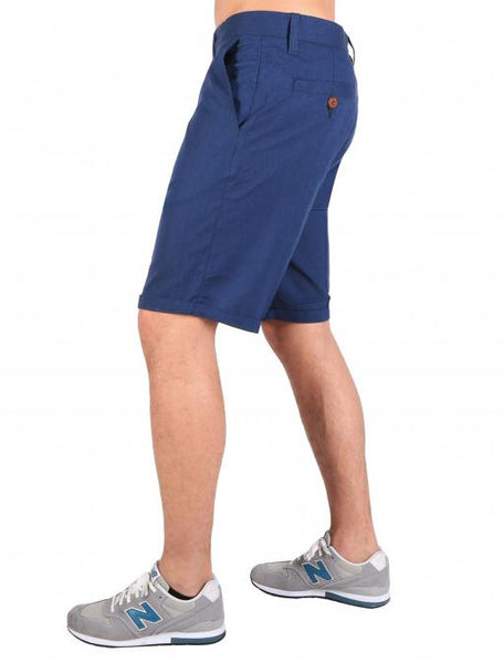 IRIEDAILY golfer chambray short (steelblue)